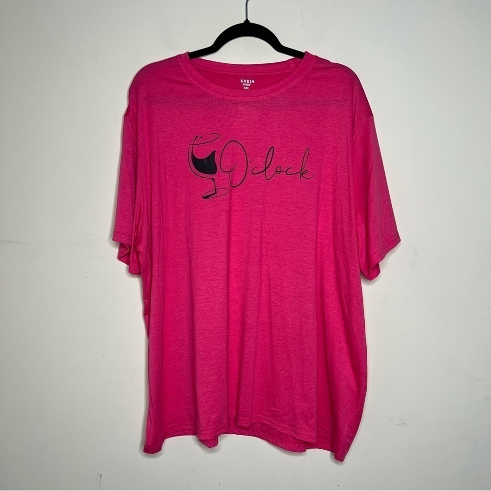 SHEIN Wine o’ Clock NWOT Graphic Tee